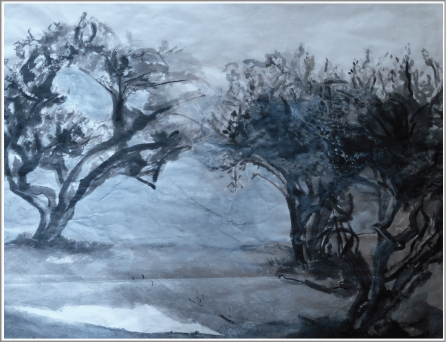 Peinture d'encre de Chine