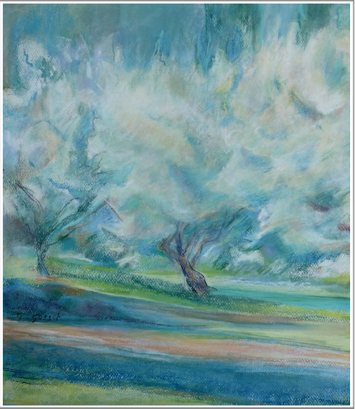 Pastel sur papier - non encadré